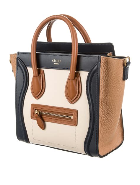 celine nano luggage tote price 2014|Celine shoulder luggage tote price.